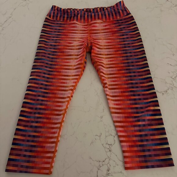 Fun and Bright prAna Roxanne Athletic Capris - Picture 1 of 7